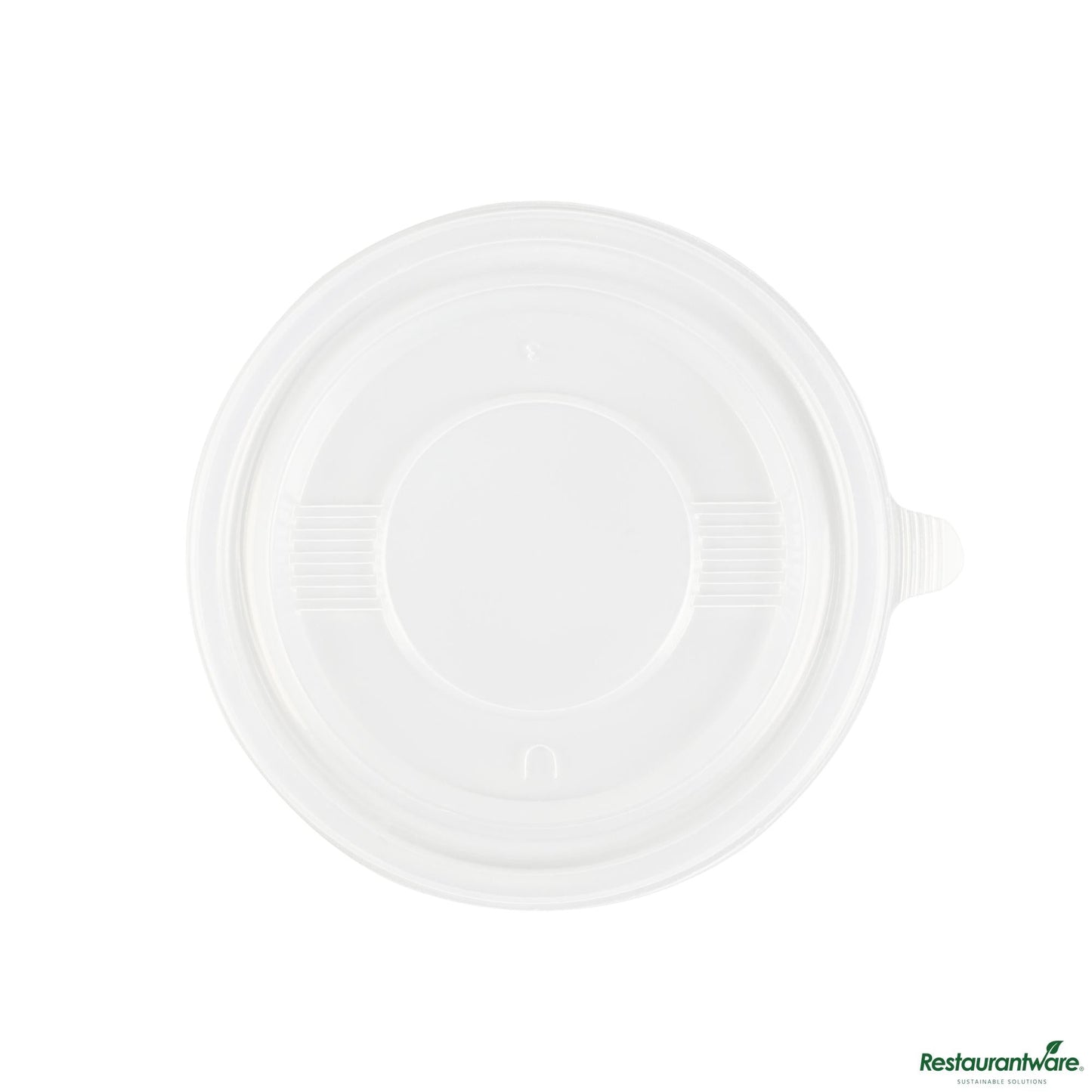 Wholesale Restaurantware Round Clear Plastic Lid - Fits 12 Oz to Go Box - 4.9" X 4.9" X 0.4"- Bulk