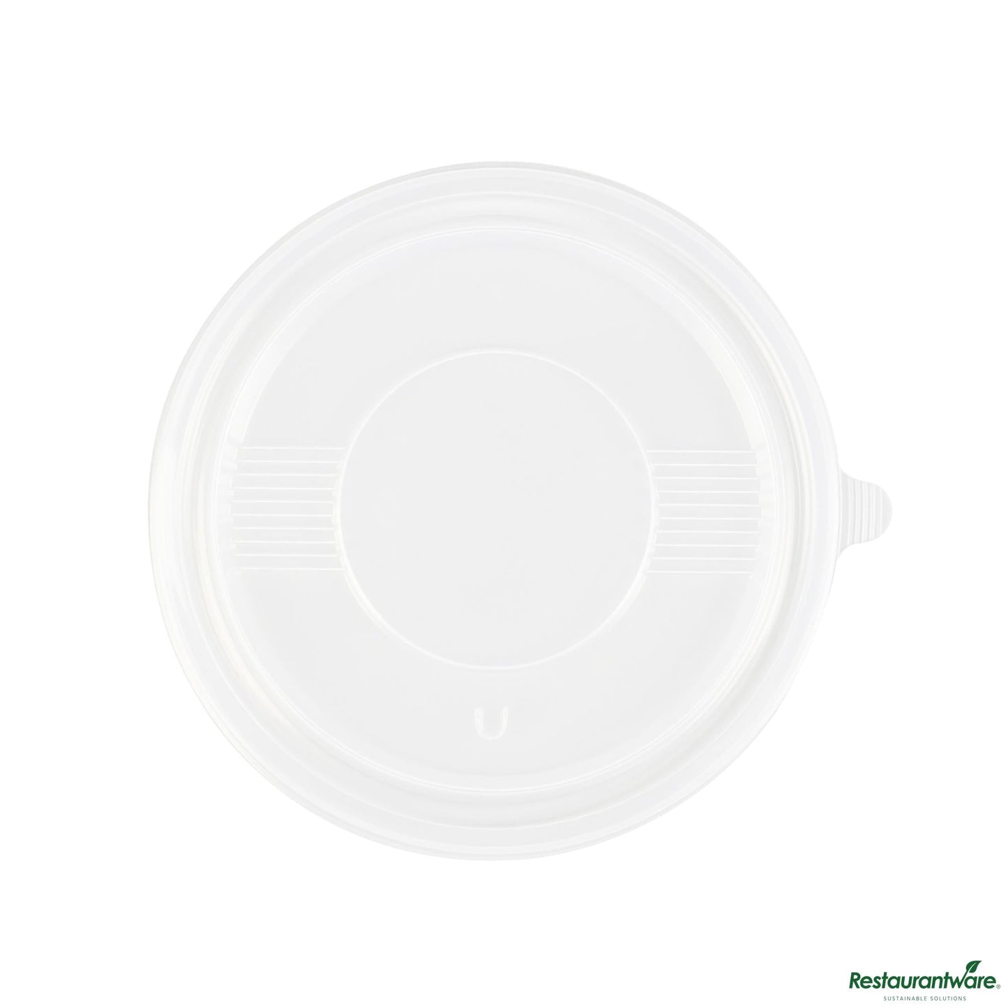 Wholesale Restaurantware Round Clear Plastic Lid - Fits 23 Oz to Go Box - 6.1" X 6.1" X 0.4"- Bulk