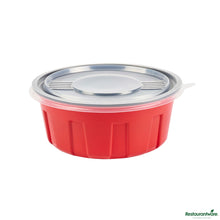 Wholesale Restaurantware Round Clear Plastic Lid - Fits 23 Oz to Go Box - 6.1" X 6.1" X 0.4"- Bulk