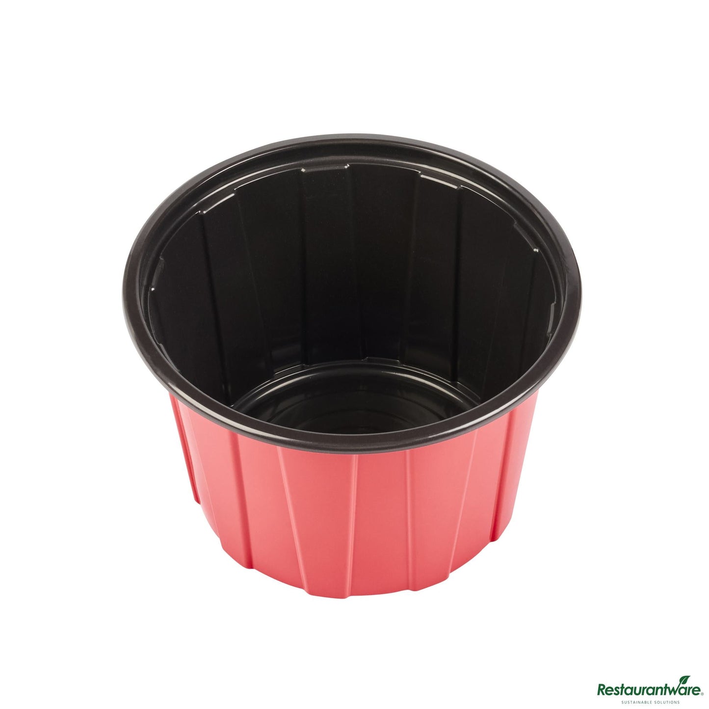 Wholesale Restaurantware 58 Oz Round Red Plastic to Go Box - Microwave-Safe - 7.1" X 7.1" X 4.4"- Bulk