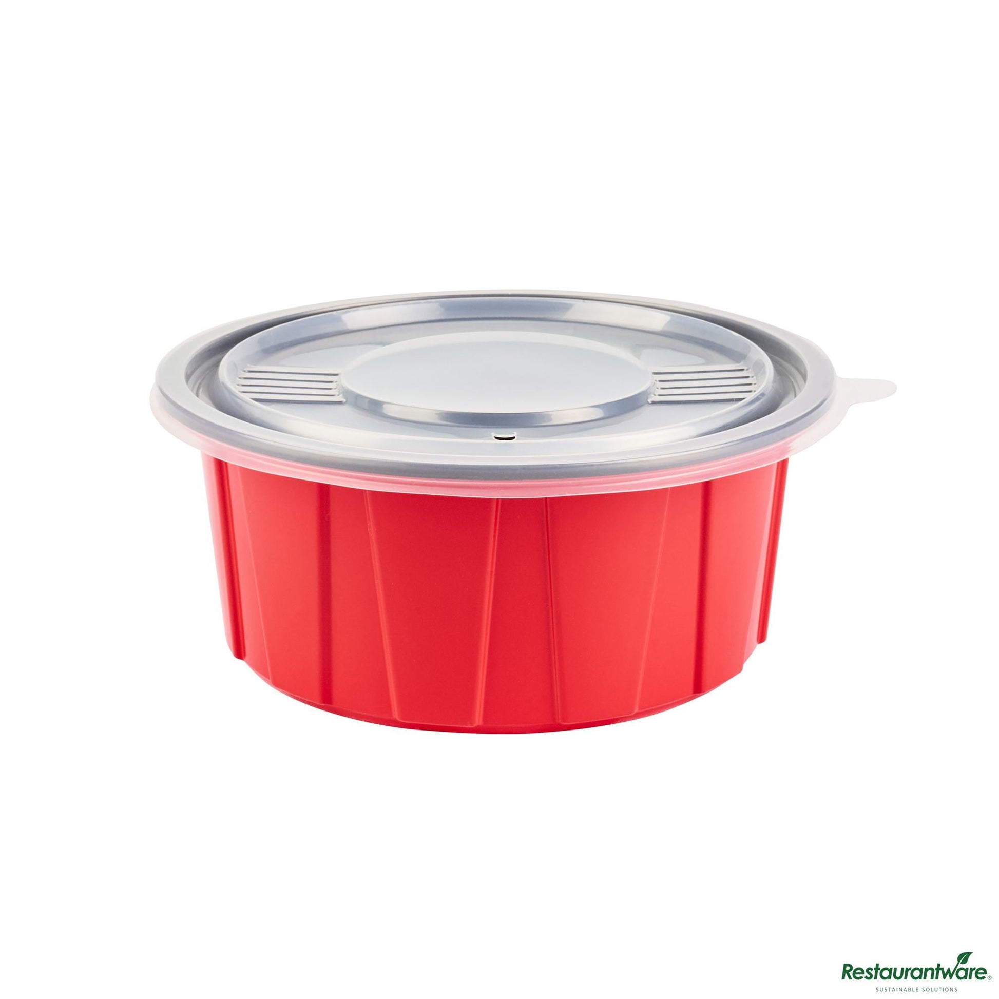 Wholesale Restaurantware Round Clear Plastic Lid - Fits 42 and 58 Oz to Go Box - 7.3" X 7.3" X 0.4"- Bulk