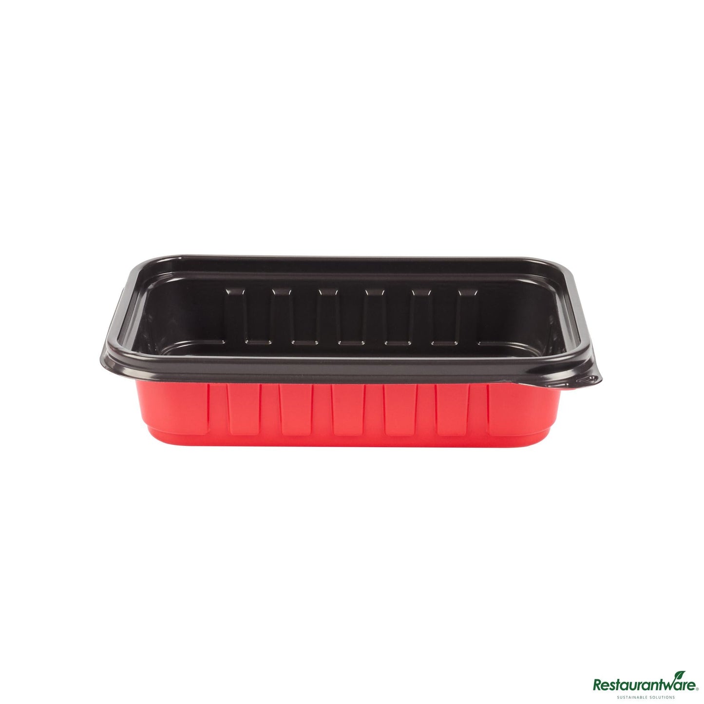 Wholesale Restaurantware 16 Oz Rectangle Red Plastic to Go Box - Microwave-Safe - 7.2" X 4.8" X 1.6"- Bulk