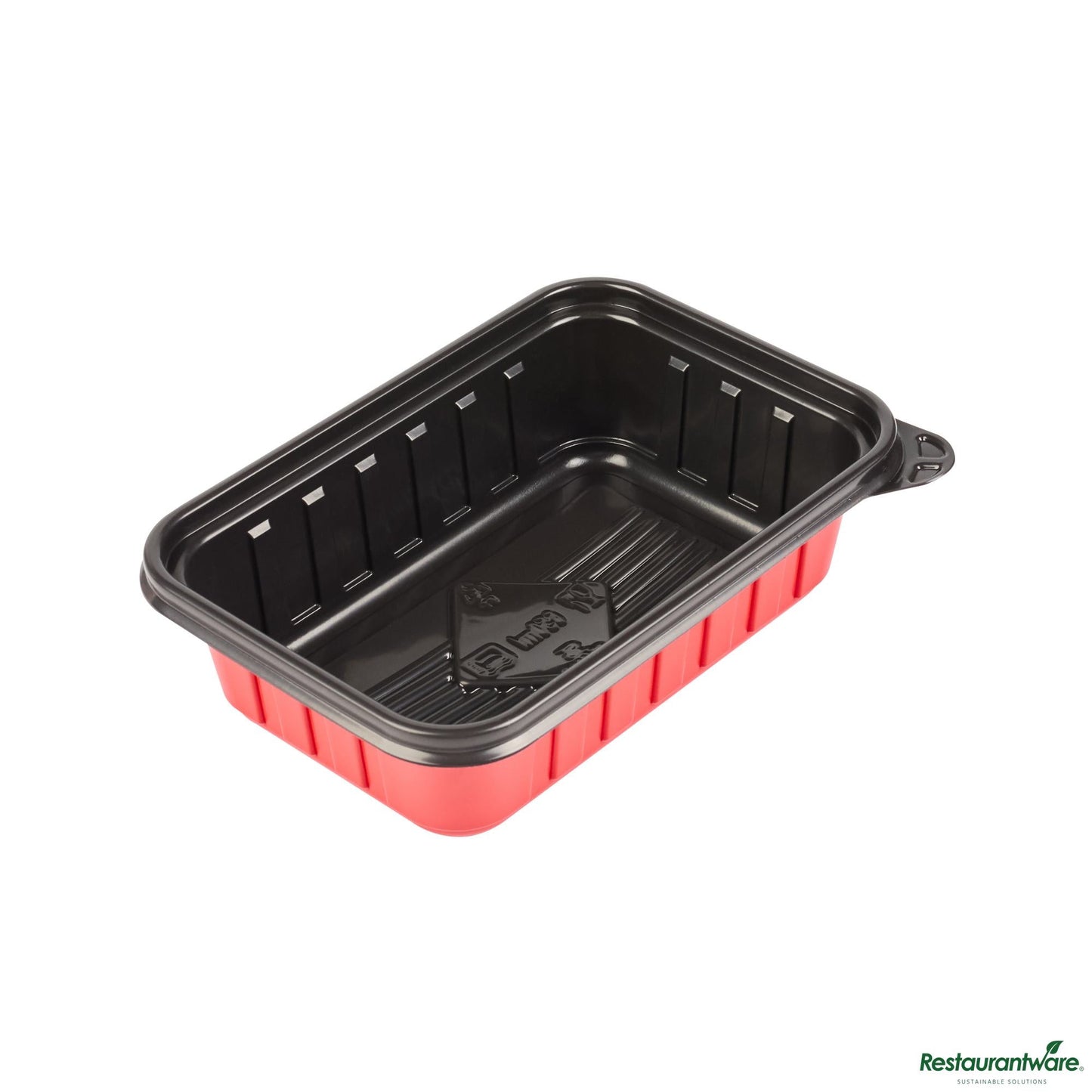 Wholesale Restaurantware 22 Oz Rectangle Red Plastic to Go Box - Microwave-Safe - 7.2" X 4.8" X 2"- Bulk