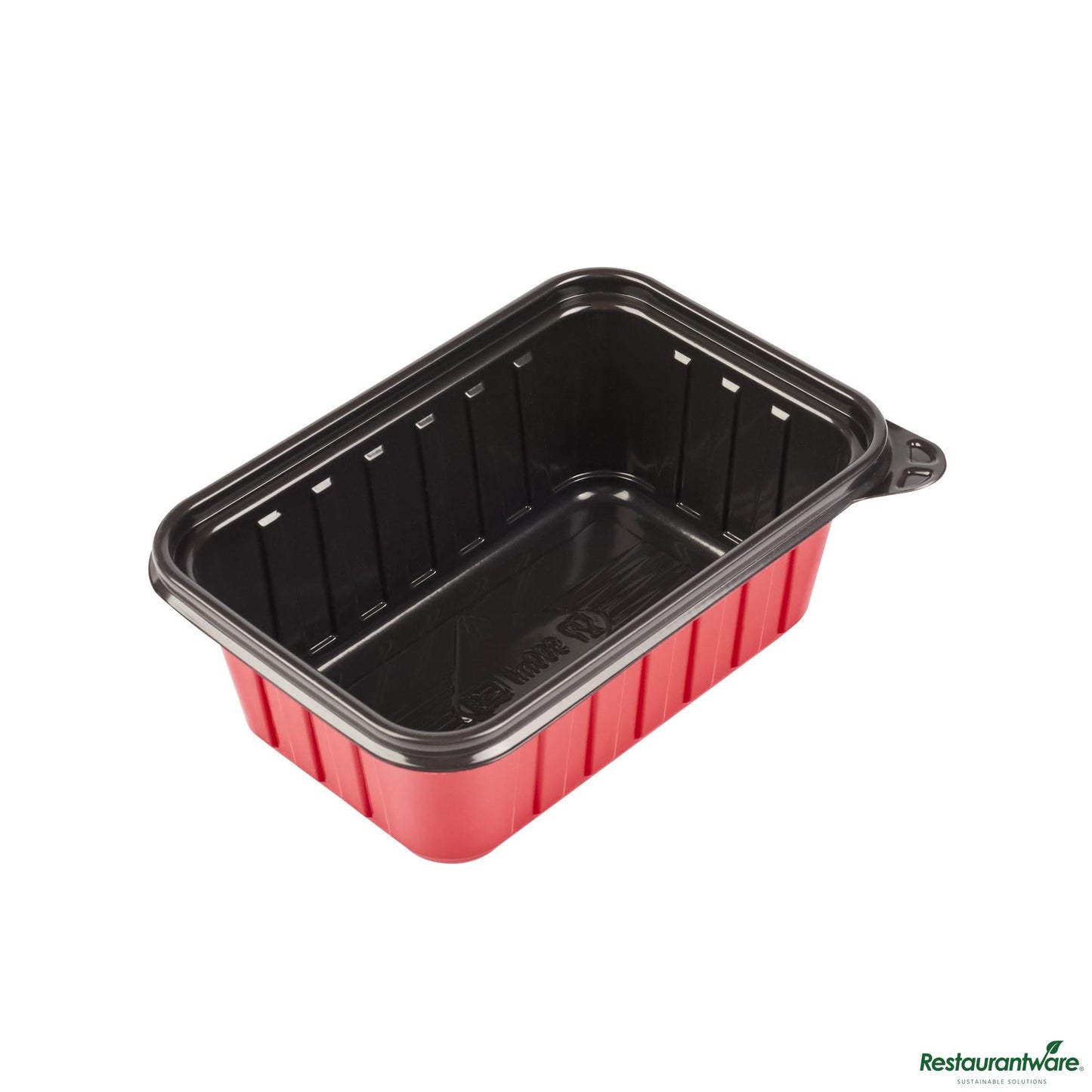 Wholesale Restaurantware 31 Oz Rectangle Red Plastic to Go Box - Microwave-Safe - 7.2" X 4.8" X 2.6"- Bulk