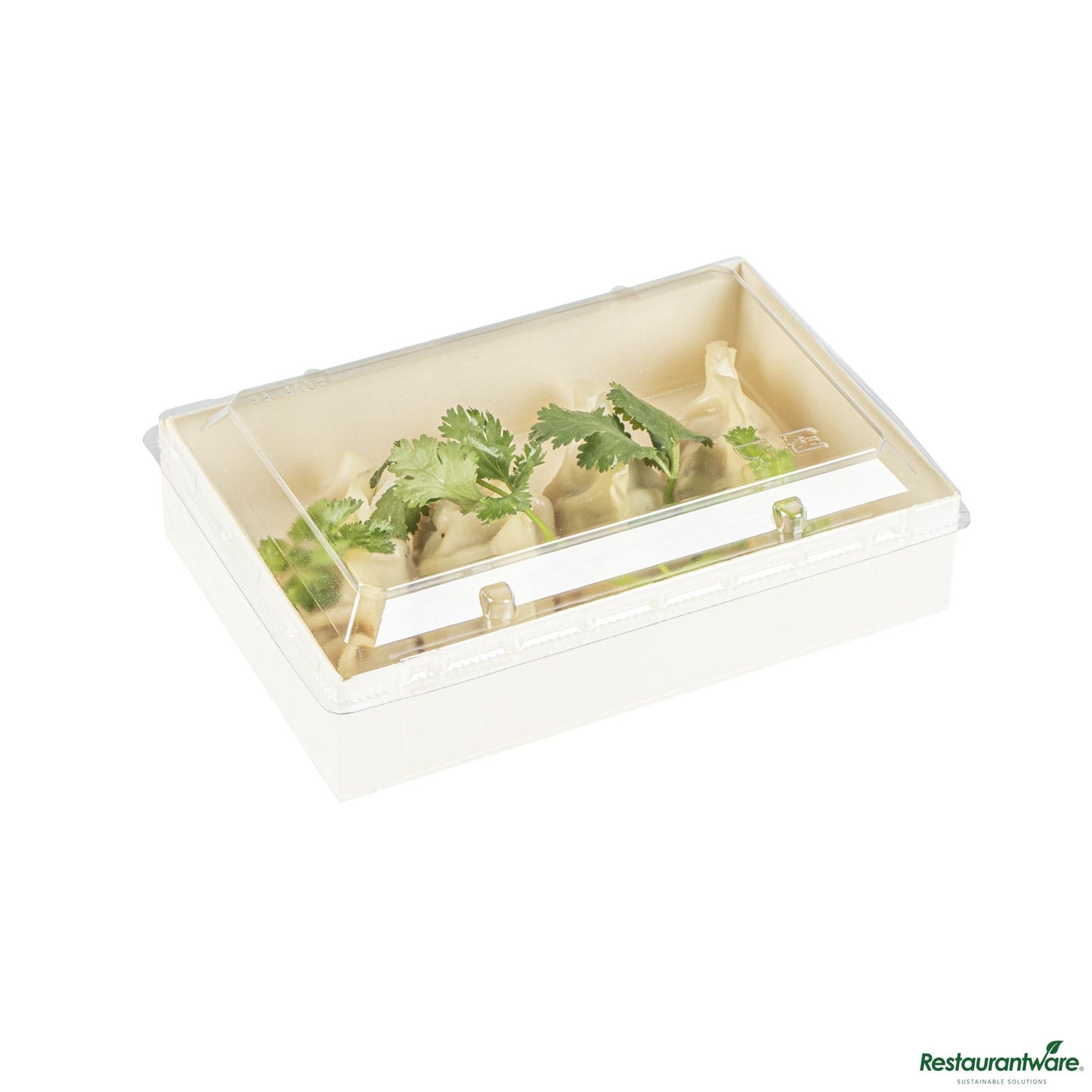 Wholesale Restaurantware Rectangle Clear Plastic Lid - Fits 25 Oz Bento Box - 6.9" X 4.5" X 0.5"- Bulk