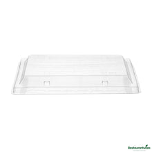Wholesale Restaurantware Rectangle Clear Plastic Lid - Fits 25 Oz Bento Box - 6.9" X 4.5" X 0.5"- Bulk