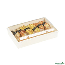 Wholesale Restaurantware Rectangle Clear Plastic Lid - Fits 31 Oz Bento Box - 8" X 4.8" X 0.5"- Bulk