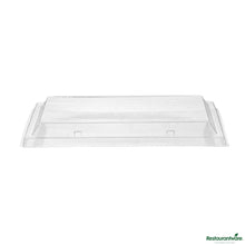 Wholesale Restaurantware Rectangle Clear Plastic Lid - Fits 31 Oz Bento Box - 8" X 4.8" X 0.5"- Bulk