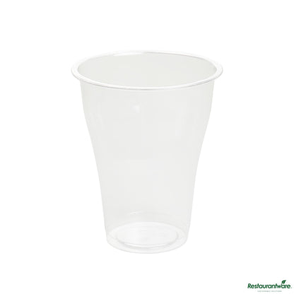Wholesale Restaurantware 14 Oz Clear Pla Plastic Beer Glass - Compostable - 3.7" X 3.7" X 4.6"- Bulk