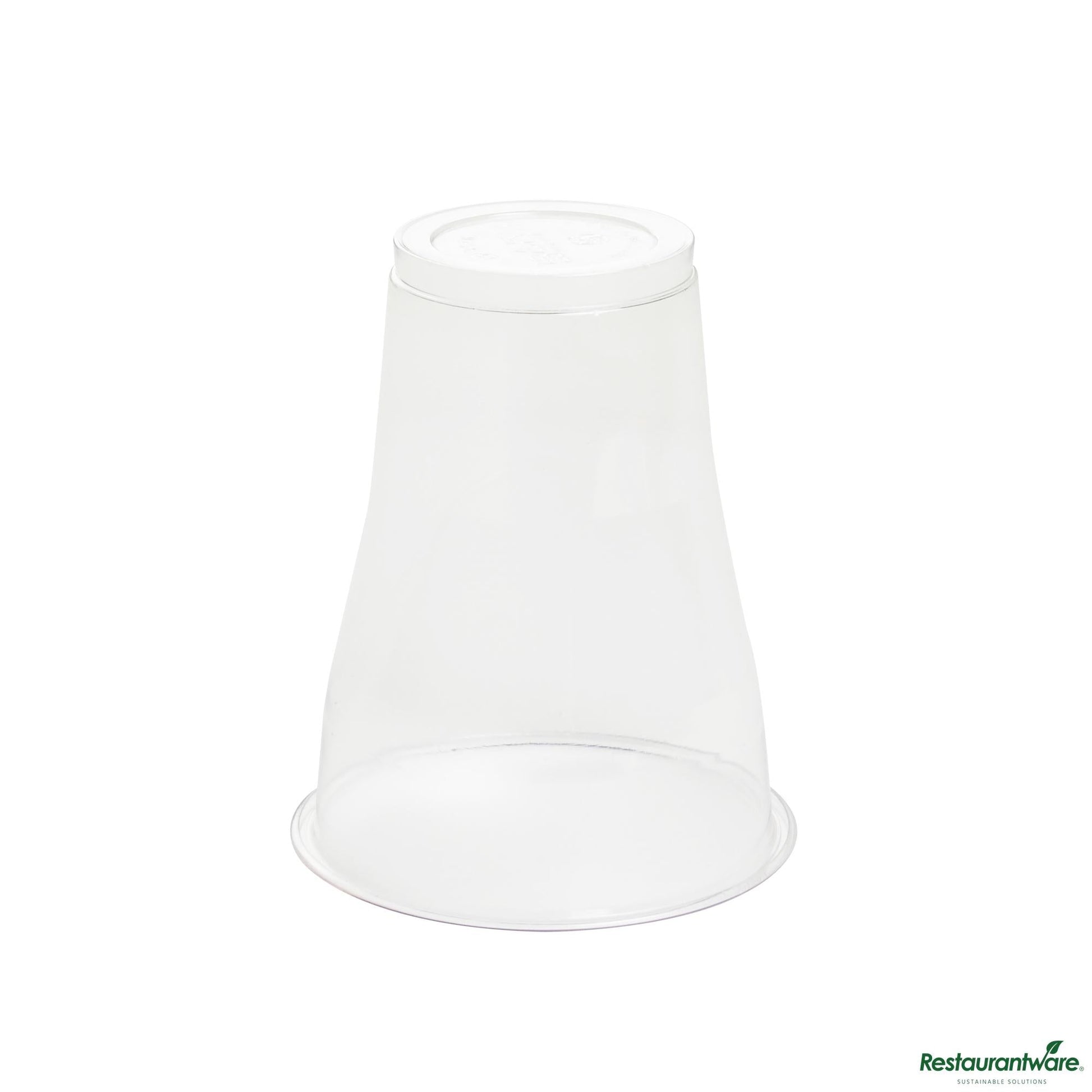 Wholesale Restaurantware 14 Oz Clear Pla Plastic Beer Glass - Compostable - 3.7" X 3.7" X 4.6"- Bulk