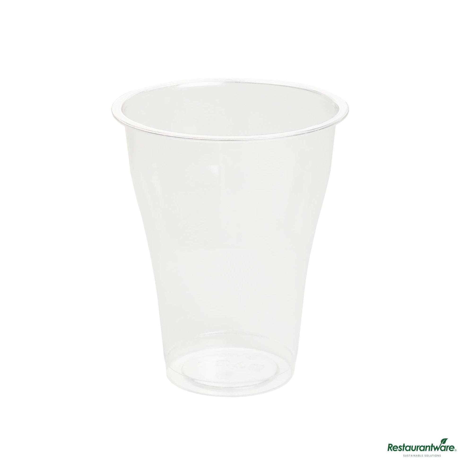 Wholesale Restaurantware 14 Oz Clear Pla Plastic Beer Glass - Compostable - 3.7" X 3.7" X 4.6"- Bulk