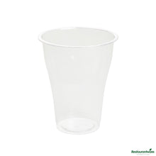 Wholesale Restaurantware 14 Oz Clear Pla Plastic Beer Glass - Compostable - 3.7" X 3.7" X 4.6"- Bulk
