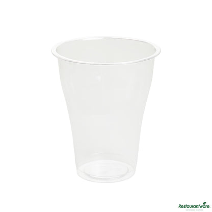 Wholesale Restaurantware 14 Oz Clear Pla Plastic Beer Glass - Compostable - 3.7" X 3.7" X 4.6"- Bulk