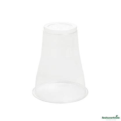 Wholesale Restaurantware 14 Oz Clear Pla Plastic Beer Glass - Compostable - 3.7" X 3.7" X 4.6"- Bulk