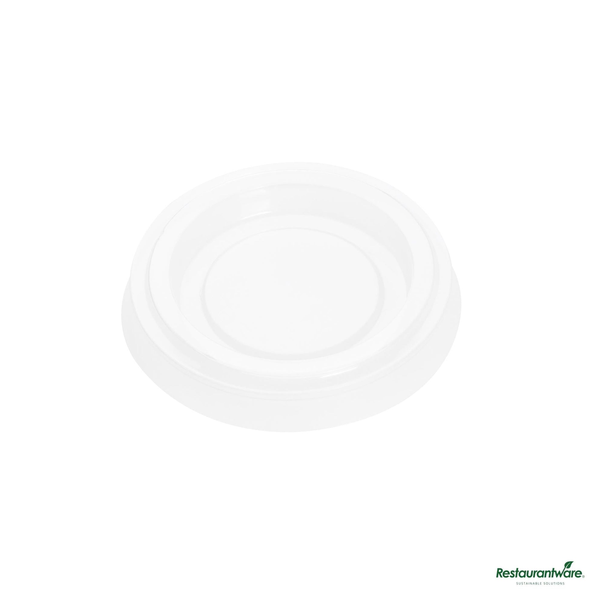 Wholesale Restaurantware Clear Pla Plastic Lid - Fits 1 Oz Portion Cup, Compostable - 1.9" X 1.9" X 0.2"- Bulk