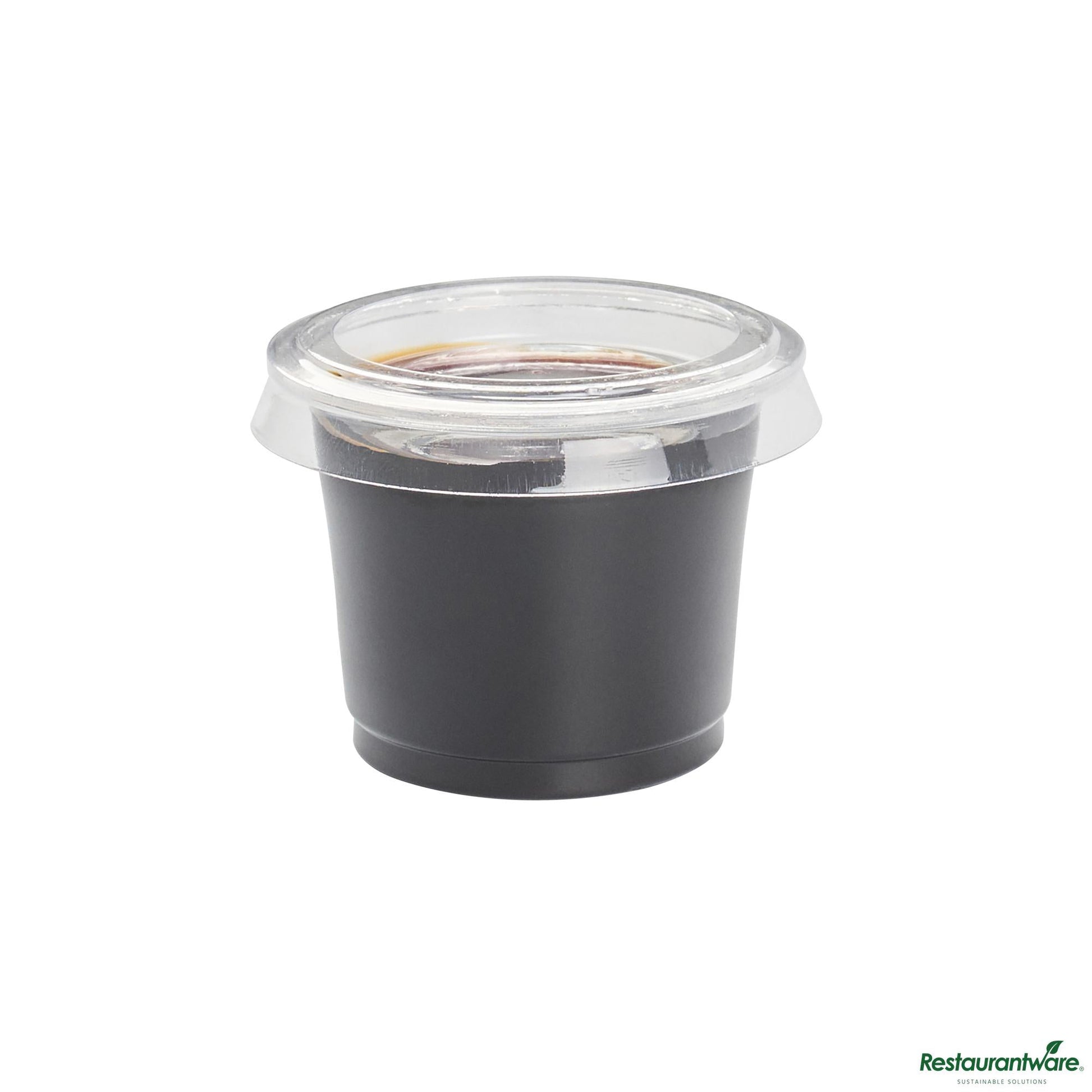 Wholesale Restaurantware Clear Pla Plastic Lid - Fits 1 Oz Portion Cup, Compostable - 1.9" X 1.9" X 0.2"- Bulk