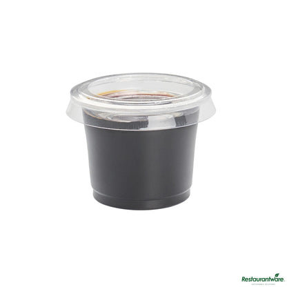 Wholesale Restaurantware Clear Pla Plastic Lid - Fits 1 Oz Portion Cup, Compostable - 1.9" X 1.9" X 0.2"- Bulk