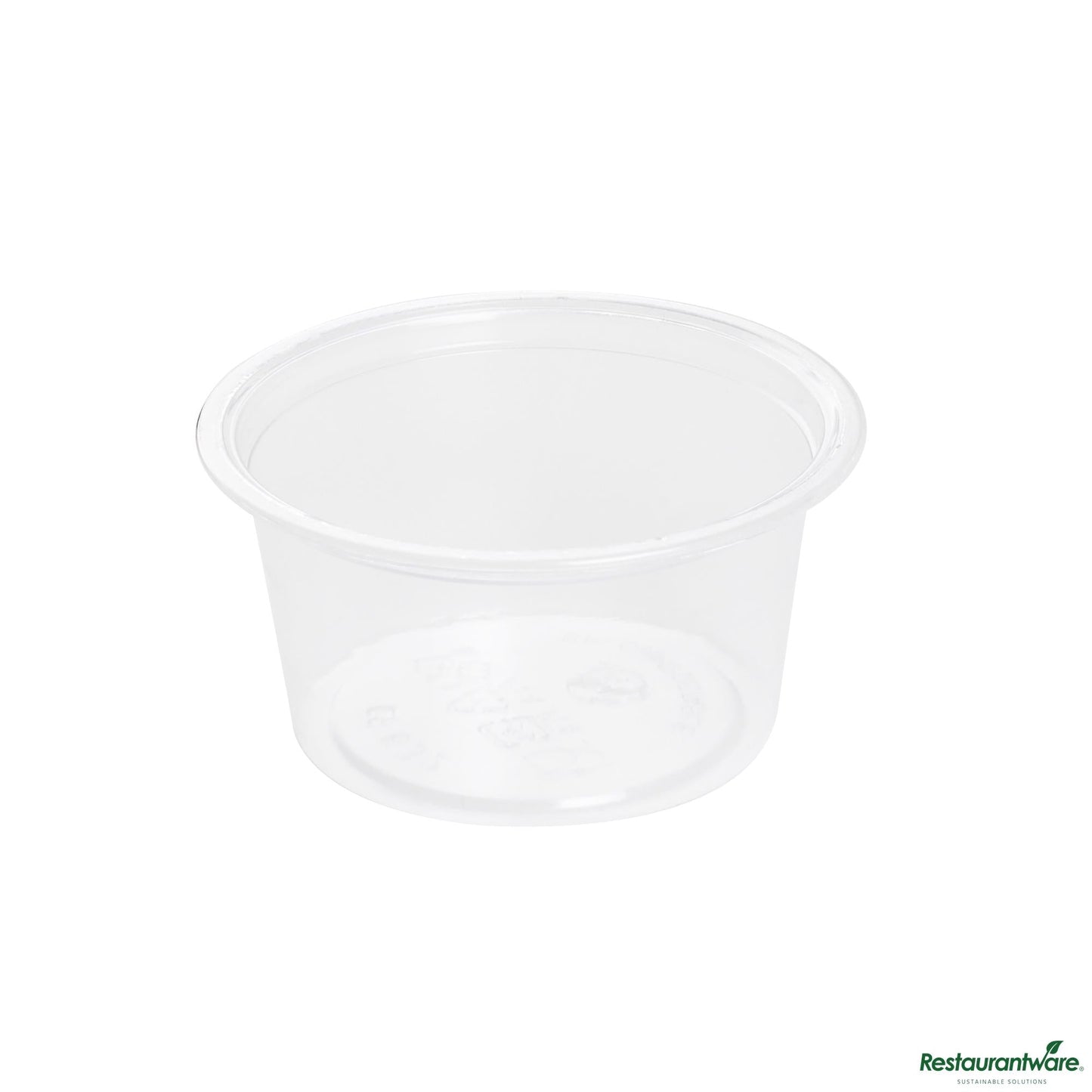 Wholesale Restaurantware 1.5 Oz Clear Pla Plastic Portion Cup - Compostable - 2.4" X 2.4" X 1.1"- Bulk