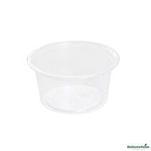Wholesale Restaurantware 2 Oz Clear Pla Plastic Portion Cup - Compostable - 2.4" X 2.4" X 1.1"- Bulk
