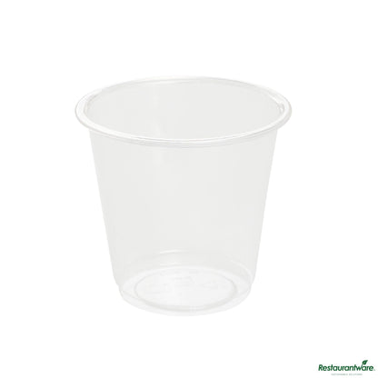 Wholesale Restaurantware 3 Oz Clear Pla Plastic Portion Cup - Compostable - 2.4" X 2.4" X 2.2"- Bulk