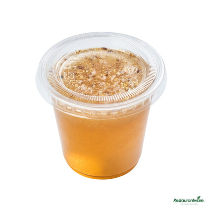 Wholesale Restaurantware Clear Pla Plastic Lid - Fits 2 / 3 Oz Portion Cup, Compostable - 2.6" X 2.6" X 0.4"- Bulk
