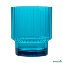 Wholesale Restaurantware 11 Oz Blue San Plastic Tumbler - Stackable - 3.2" X 3.2" X 3.7"- Bulk
