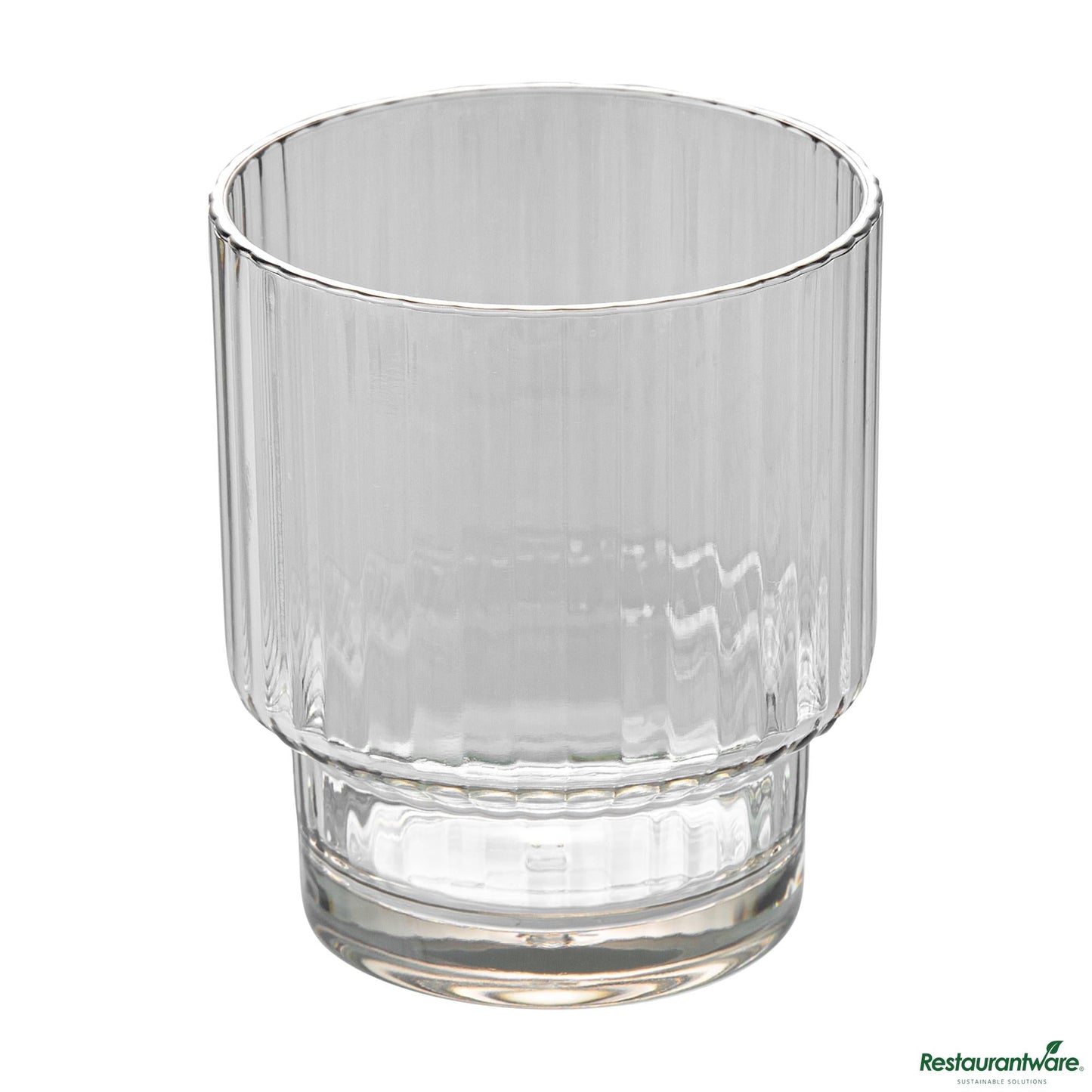 Wholesale Restaurantware 11 Oz Clear San Plastic Tumbler - Stackable - 3.2" X 3.2" X 3.7"- Bulk