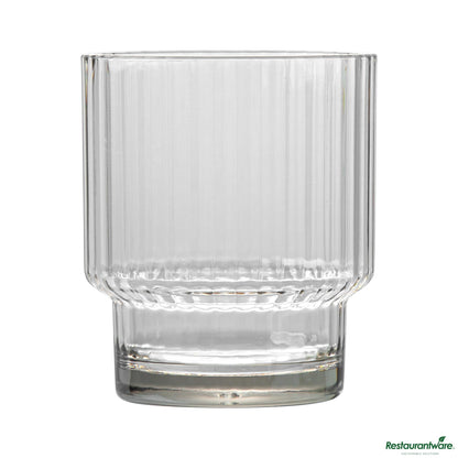 Wholesale Restaurantware 11 Oz Clear San Plastic Tumbler - Stackable - 3.2" X 3.2" X 3.7"- Bulk
