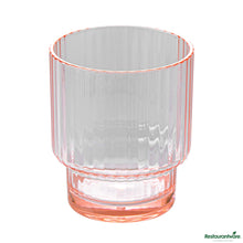 Wholesale Restaurantware 11 Oz Pink San Plastic Tumbler - Stackable - 3.2" X 3.2" X 3.7"- Bulk