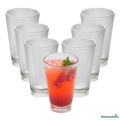 Wholesale Restaurantware 14 Oz Clear San Plastic Tumbler - 3.4" X 3.4" X 5.4"- Bulk