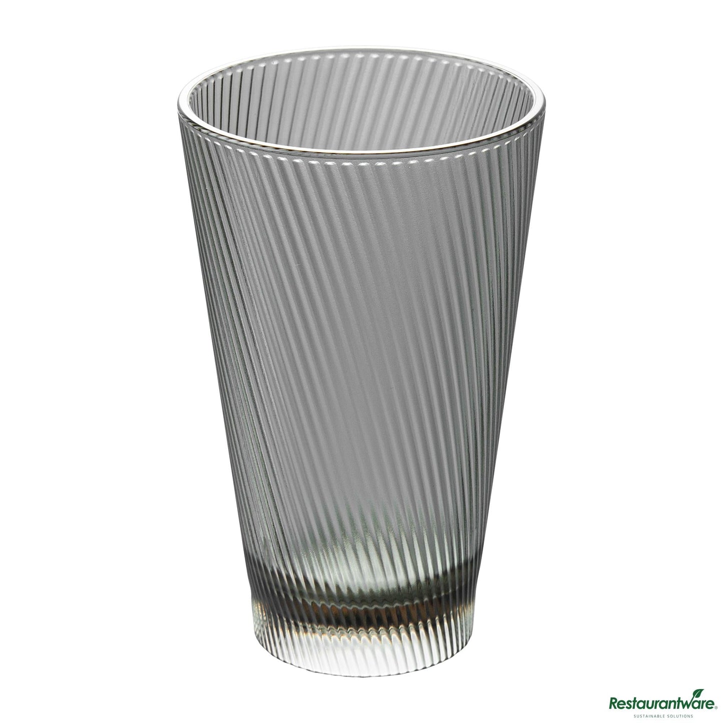 Wholesale Restaurantware 14 Oz Gray San Plastic Tumbler - 3.4" X 3.4" X 5.4"- Bulk