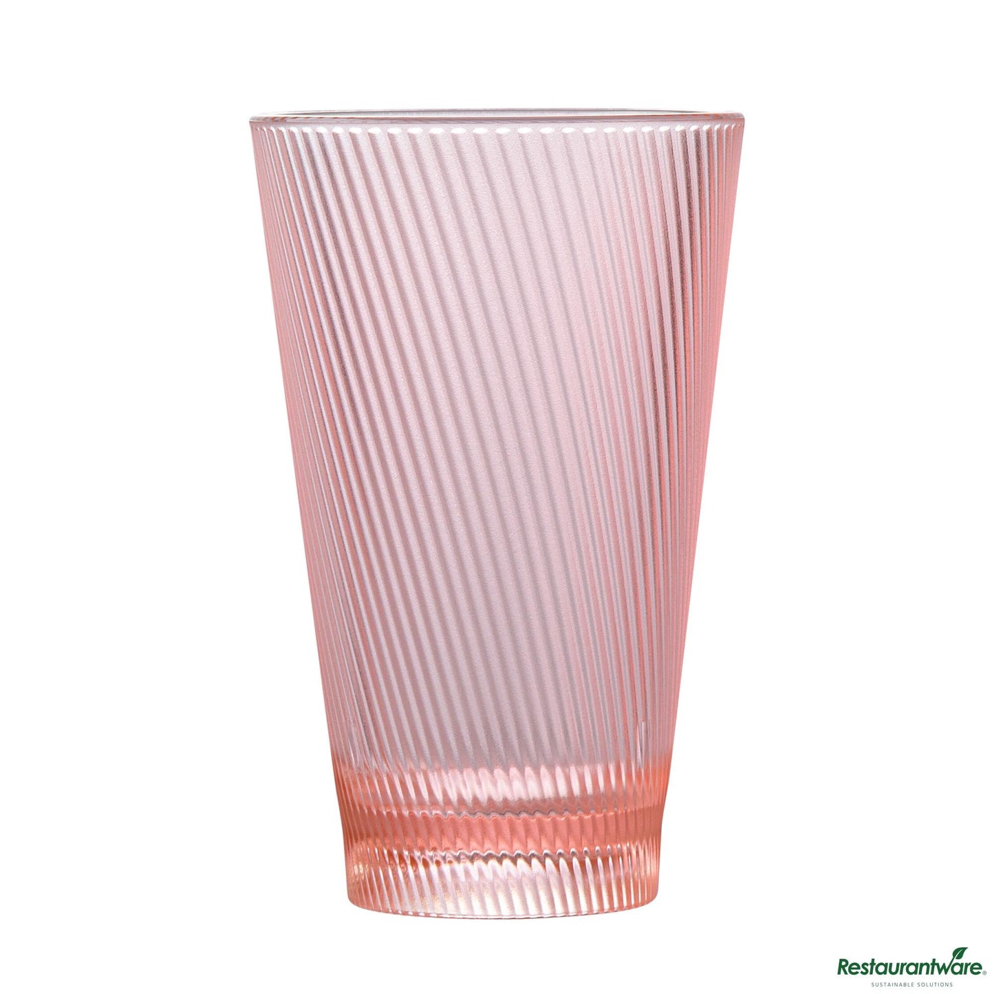 Wholesale Restaurantware 14 Oz Pink San Plastic Tumbler - 3.4" X 3.4" X 5.4"- Bulk