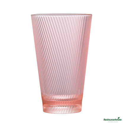 Wholesale Restaurantware 14 Oz Pink San Plastic Tumbler - 3.4" X 3.4" X 5.4"- Bulk