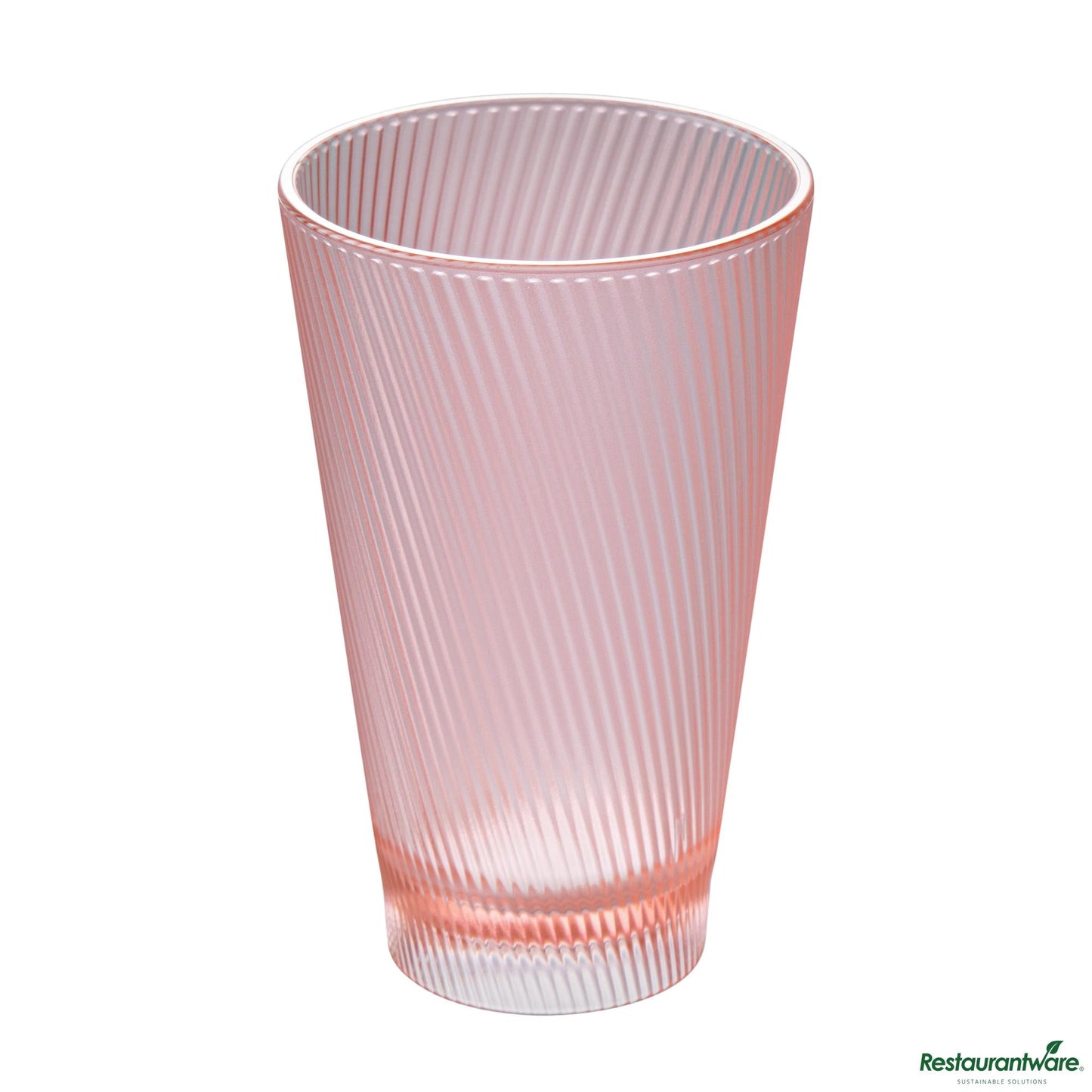 Wholesale Restaurantware 14 Oz Pink San Plastic Tumbler - 3.4" X 3.4" X 5.4"- Bulk