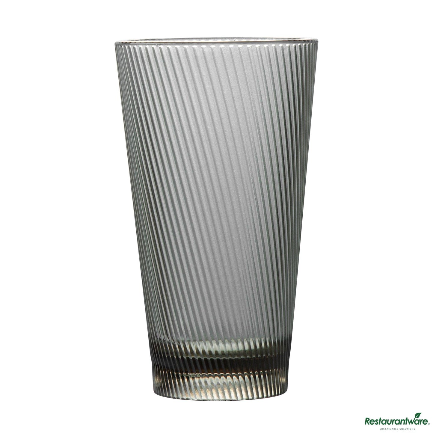 Wholesale Restaurantware 16 Oz Gray San Plastic Tumbler - 3.4" X 3.4" X 5.9"- Bulk