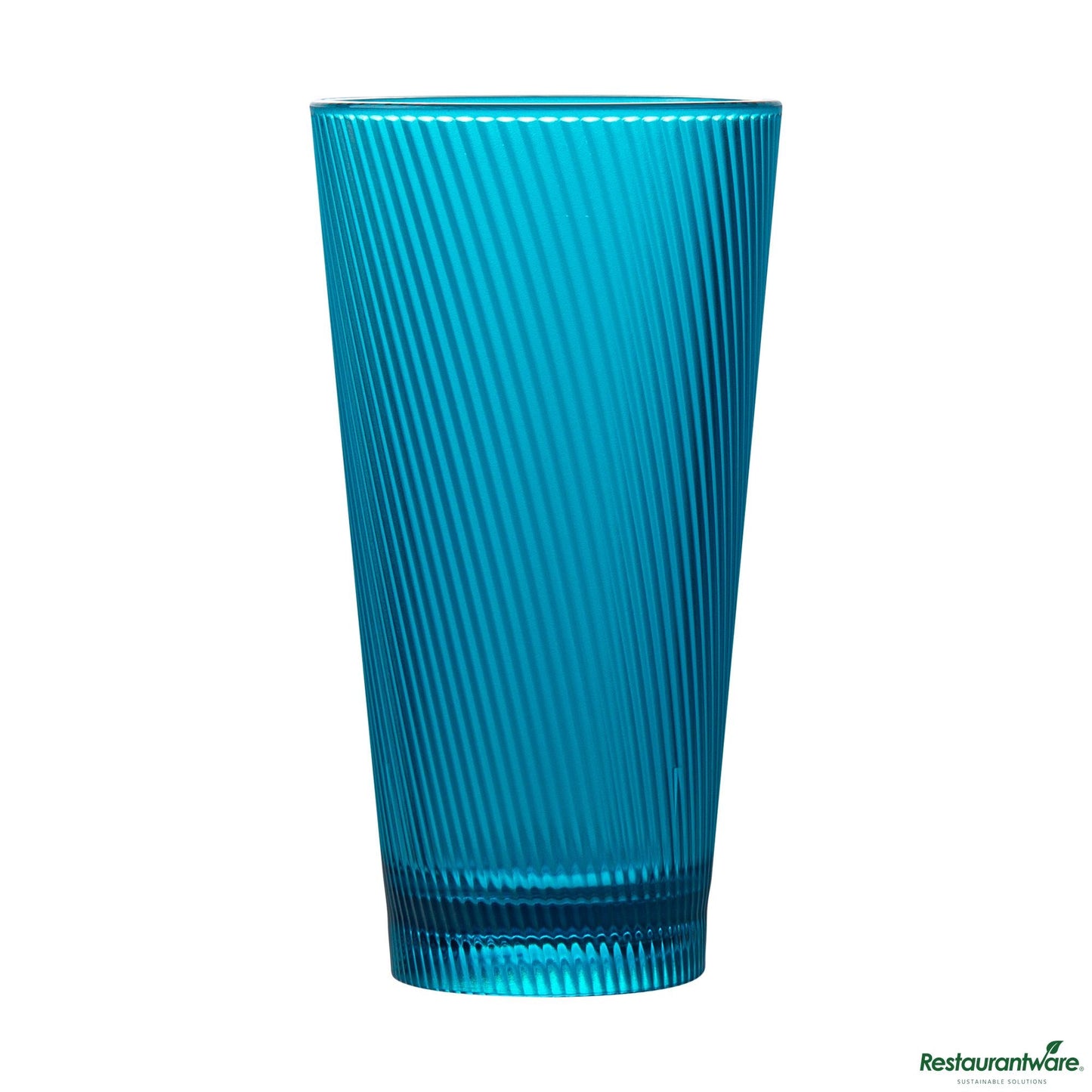 Wholesale Restaurantware 20 Oz Blue San Plastic Tumbler - 3.6" X 3.6" X 6.7"- Bulk