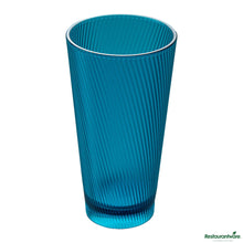 Wholesale Restaurantware 20 Oz Blue San Plastic Tumbler - 3.6" X 3.6" X 6.7"- Bulk