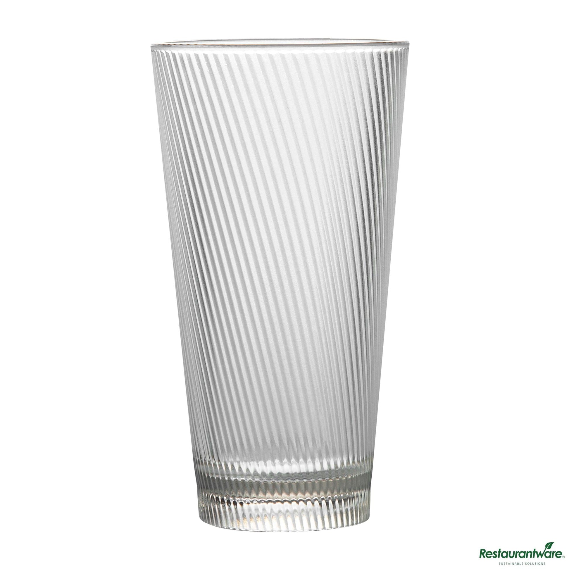 Wholesale Restaurantware 20 Oz Clear San Plastic Tumbler - 3.6" X 3.6" X 6.7"- Bulk