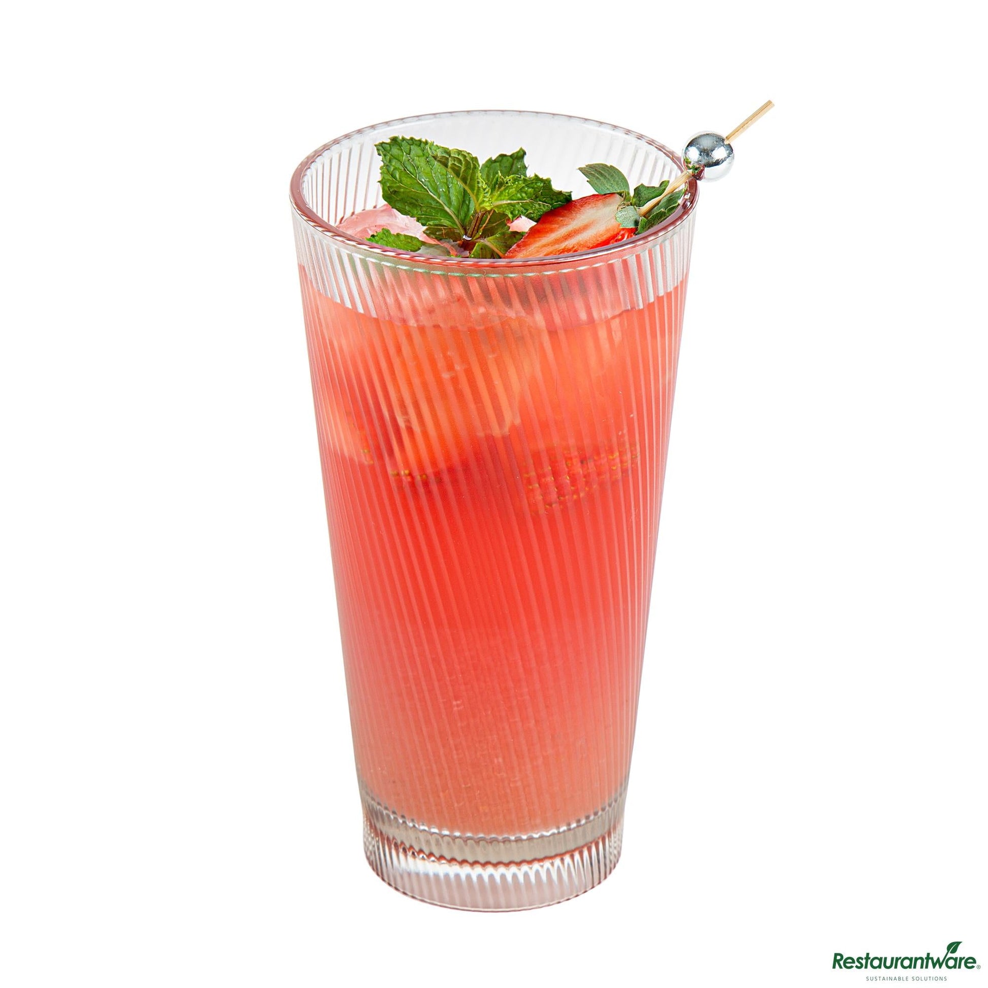 Wholesale Restaurantware 20 Oz Clear San Plastic Tumbler - 3.6" X 3.6" X 6.7"- Bulk