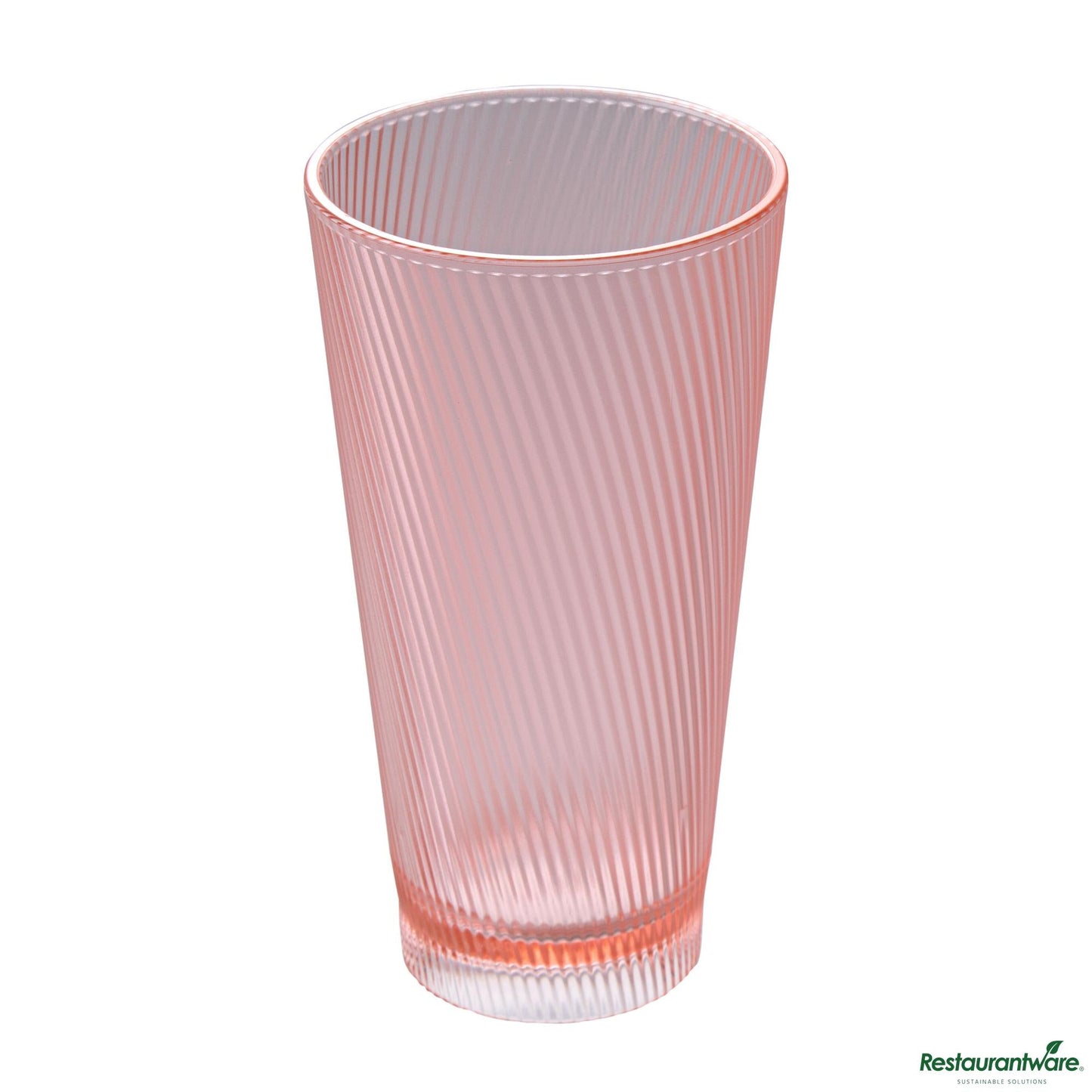 Wholesale Restaurantware 20 Oz Pink San Plastic Tumbler - 3.6" X 3.6" X 6.7"- Bulk