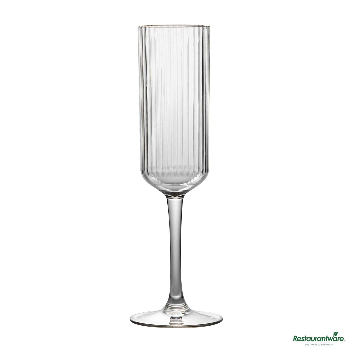 Wholesale Restaurantware 6 Oz Clear San Plastic Champagne Flute - 2.6" X 2.6" X 8.2"- Bulk