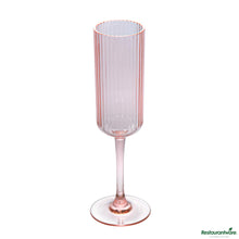 Wholesale Restaurantware 6 Oz Pink San Plastic Champagne Flute - 2.6" X 2.6" X 8.2"- Bulk