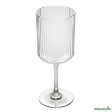 Wholesale Restaurantware 12 Oz Clear San Plastic Wine Glass - 3" X 3" X 7.7"- Bulk