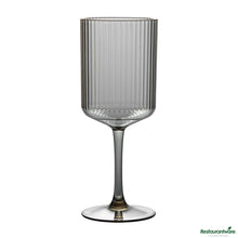 Wholesale Restaurantware 12 Oz Gray San Plastic Wine Glass - 3" X 3" X 7.7"- Bulk