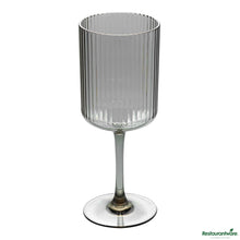 Wholesale Restaurantware 12 Oz Gray San Plastic Wine Glass - 3" X 3" X 7.7"- Bulk