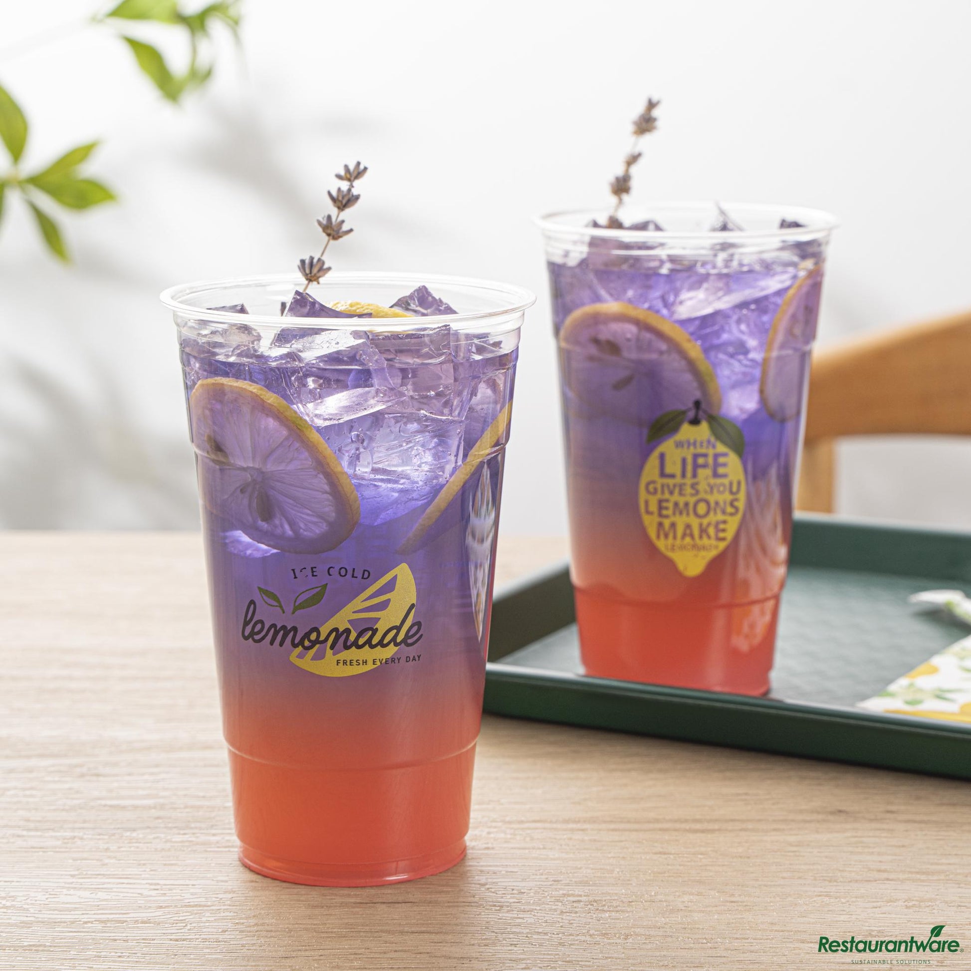 Wholesale Restaurantware 24 Oz Clear Pet Lemonade Cup - 3.9" X 3.9" X 6.1"- Bulk