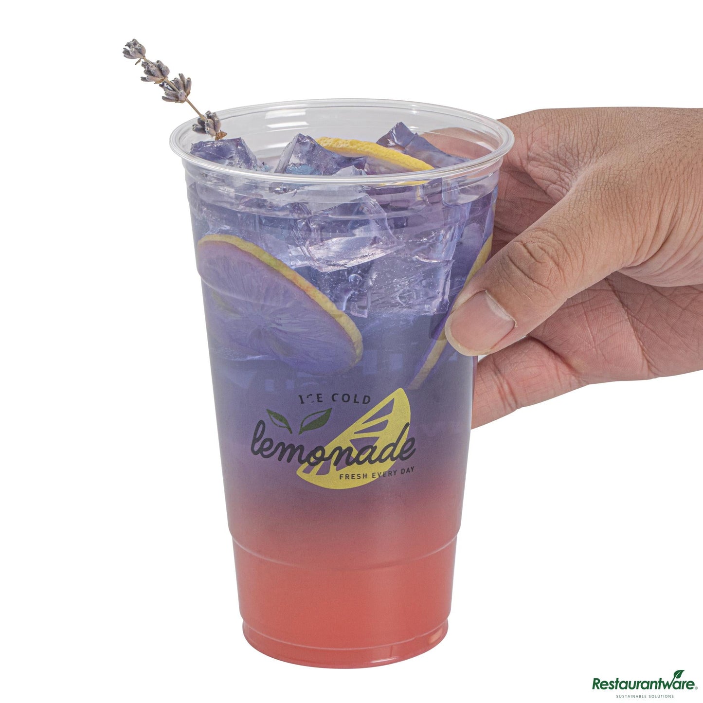 Wholesale Restaurantware 24 Oz Clear Pet Lemonade Cup - 3.9" X 3.9" X 6.1"- Bulk