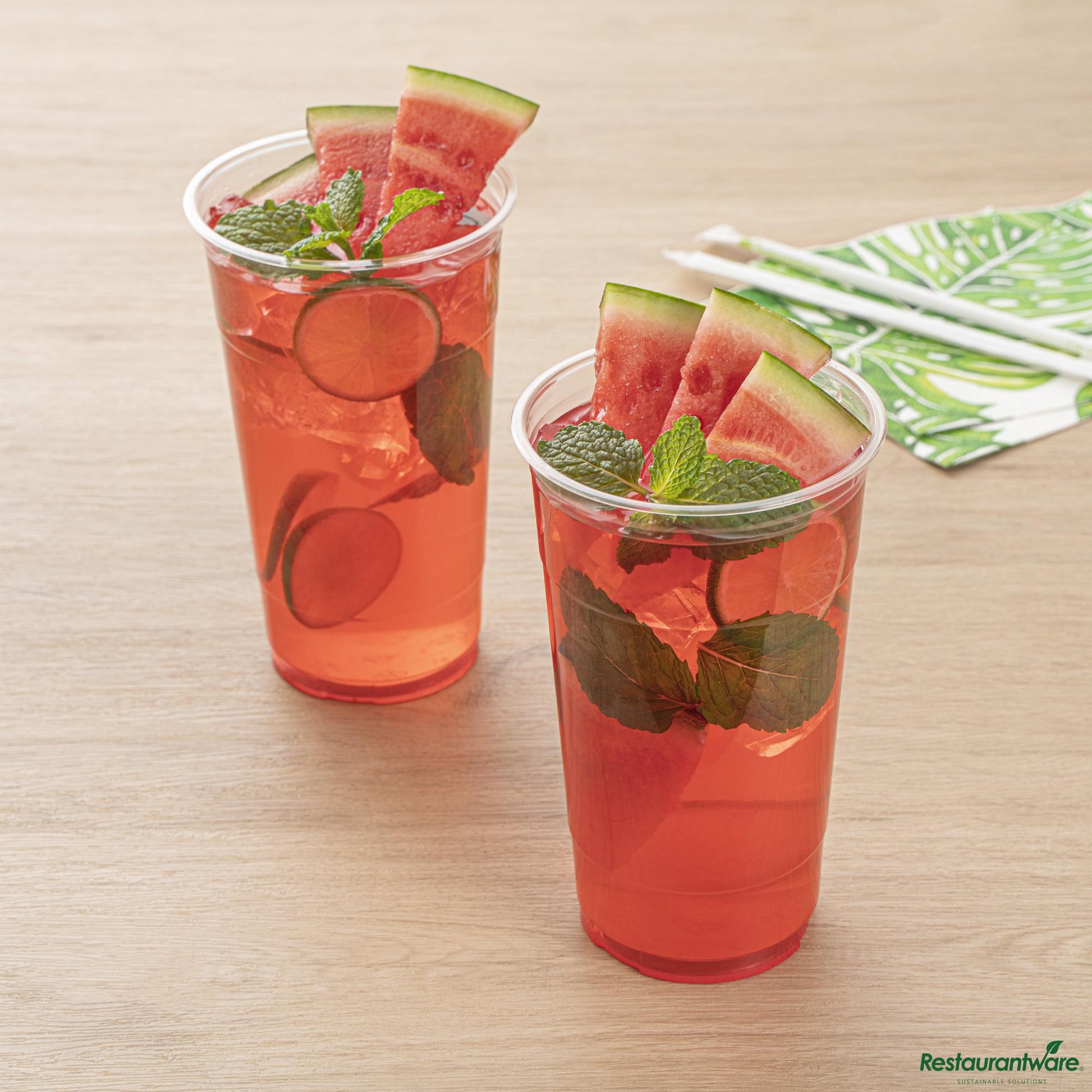 Wholesale Restaurantware 32 Oz Tall Heavyweight Clear Pet Cold Cup - 4.2" X 4.2" X 6.9"- Bulk