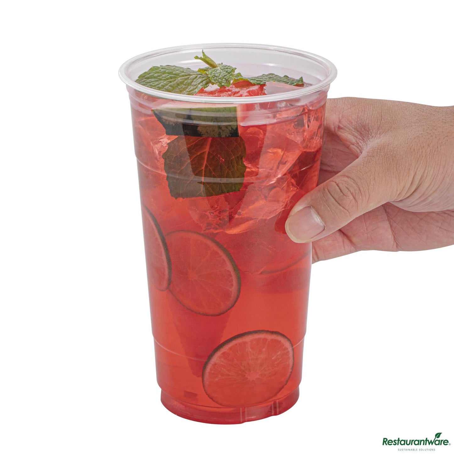 Wholesale Restaurantware 32 Oz Tall Heavyweight Clear Pet Cold Cup - 4.2" X 4.2" X 6.9"- Bulk