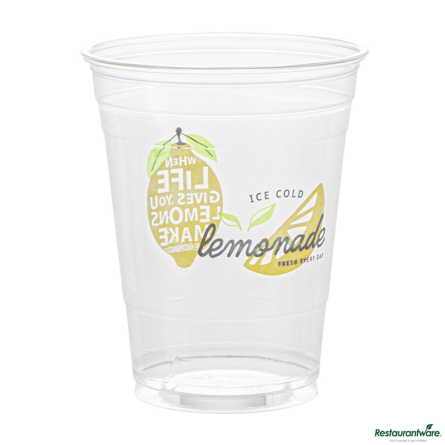 Wholesale Restaurantware 16 Oz Clear Pet Lemonade Cup - 3.9" X 3.9" X 4.7"- Bulk